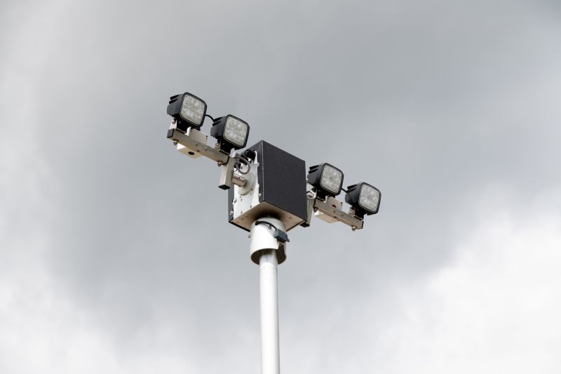 Floodlight Installation detail