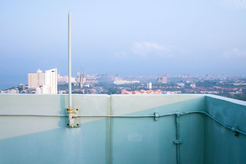 Lightning Rod Installation detail